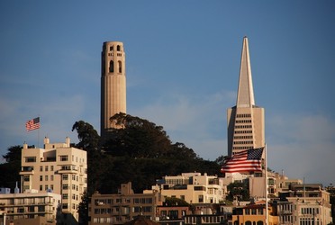 San Francisco Tour - Coit Tower and the TransAmerica Pyramid