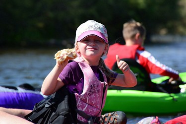 Kayaking down the Salt River, Arizona (August 2016)